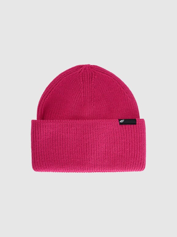 Dziecięca czapka zimowa 4F 4FJWAW25ACAPU652 - różowa