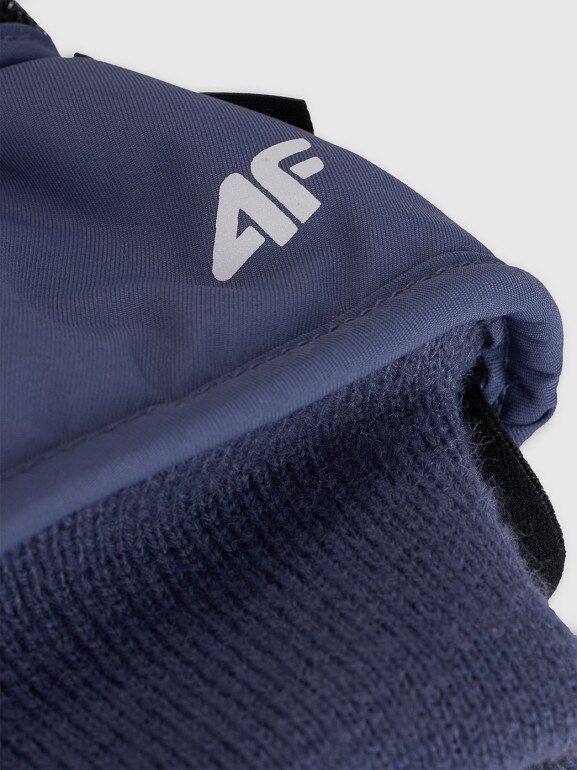 Dziecięce rękawice narciarskie Thinsulate 4F 4FJWAW25AFGLU200 - niebieskie