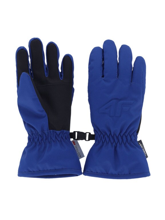 Dziecięce rękawiczki narciarskie 4F Thinsulate 4FJWAW25AFGLU190 - niebieskie