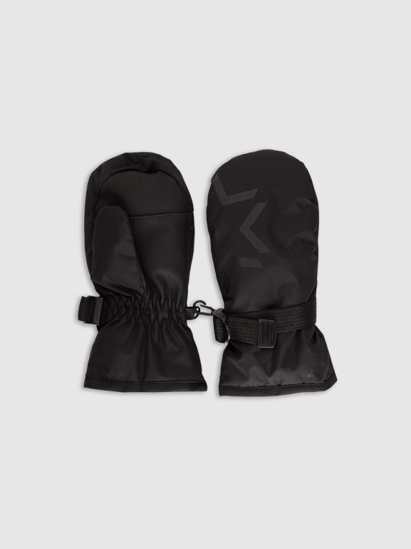 Dziecięce rękawiczki polarowe 4F 4FJWAW25AGLOU157 - czarne