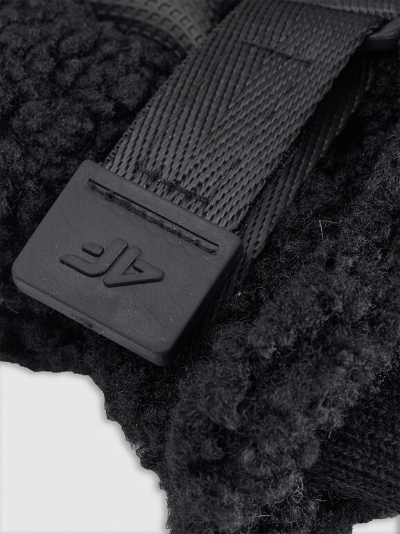 Dziecięce rękawiczki z jednym palcem 4F 4FJWAW25AGLOU155 - czarne