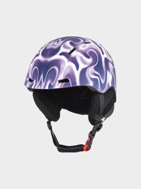 Dziecięcy kask narciarski 4F 4FJWAW25AHELU086 - multikolor