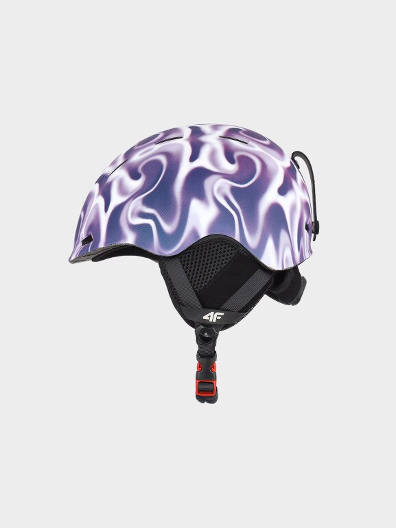 Dziecięcy kask narciarski 4F 4FJWAW25AHELU086 - multikolor