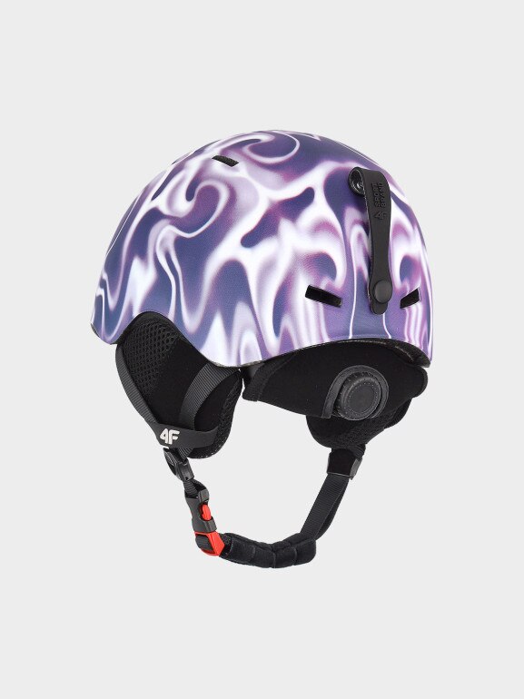 Dziecięcy kask narciarski 4F 4FJWAW25AHELU086 - multikolor