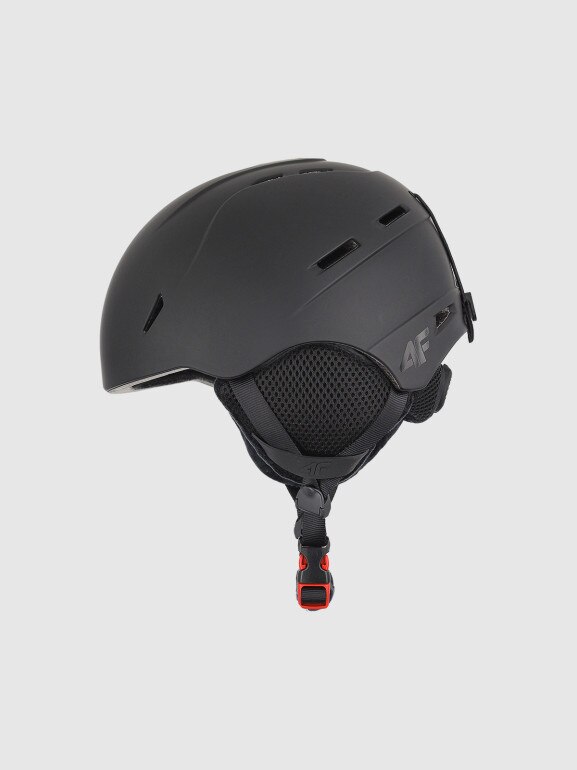 Dziecięcy kask narciarski 4F 4FJWMM00AHELU097 - czarny