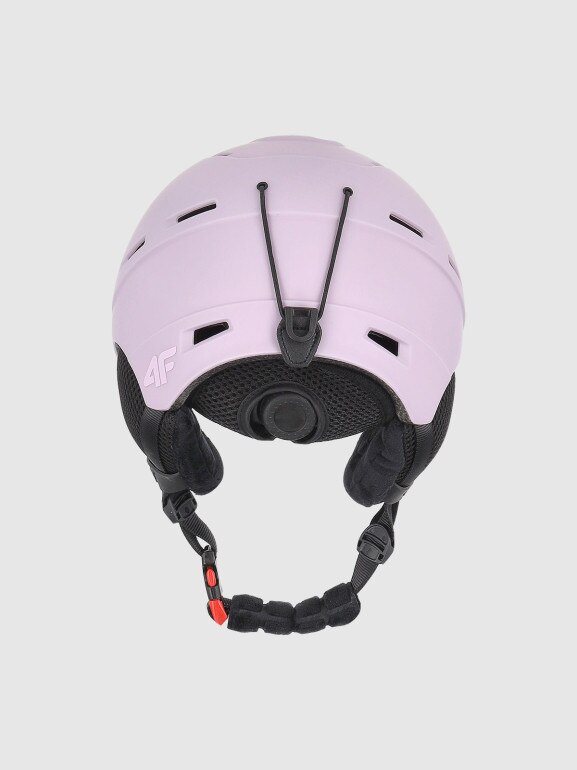 Dziecięcy kask narciarski 4F 4FJWMM00AHELU097 - różowy