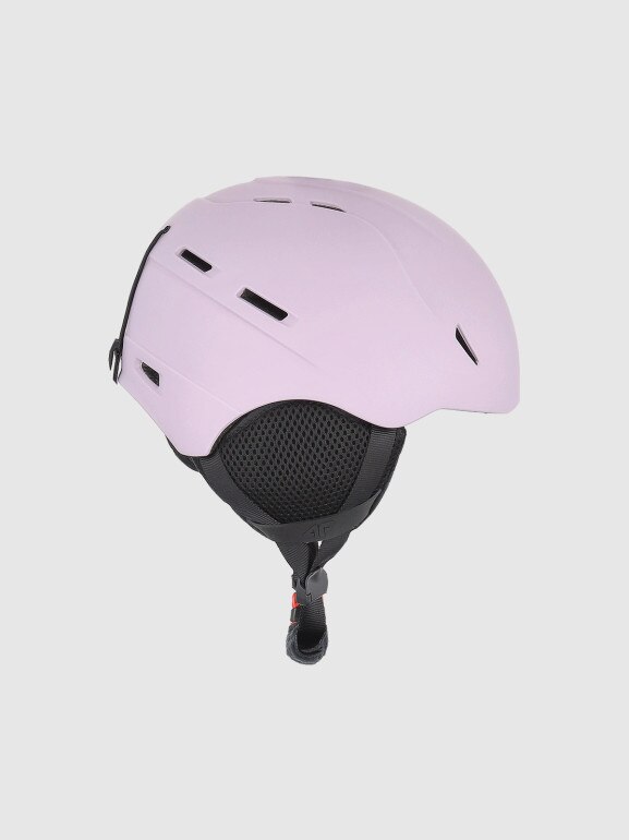 Dziecięcy kask narciarski 4F 4FJWMM00AHELU097 - różowy