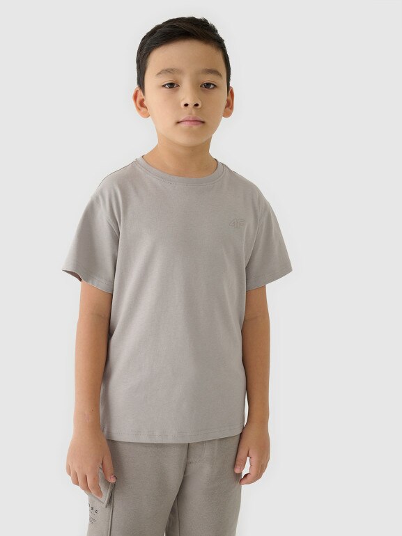 Dziecięcy t-shirt basic (2-pack) 4F 4FJRAW24TTSHU2562 - multikolor