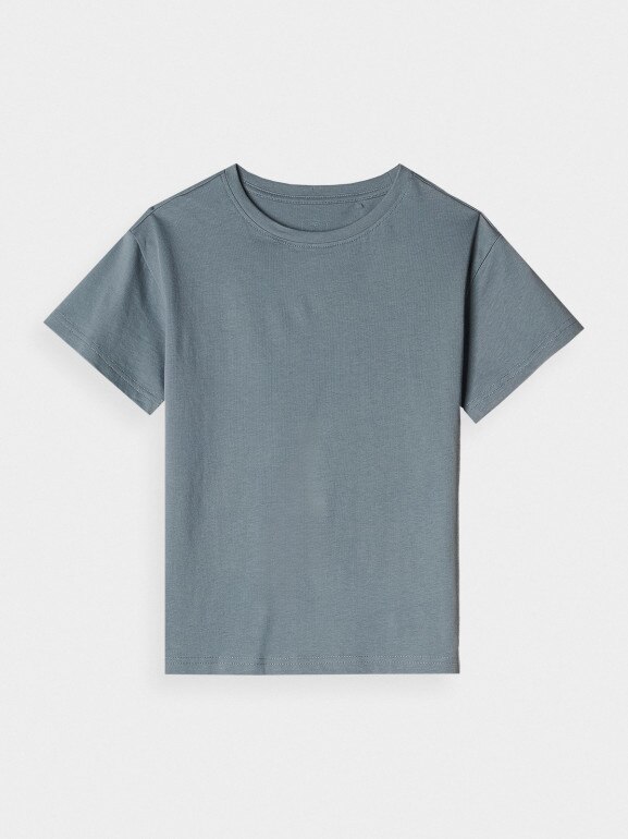 Dziecięcy t-shirt basic (2-pack) 4F 4FJRAW24TTSHU2562 - multikolor