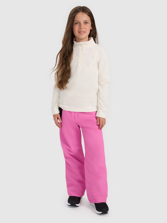 Dziewczęca bielizna polarowa (góra) 4F 4FJRAW25UFLEF070 - biała