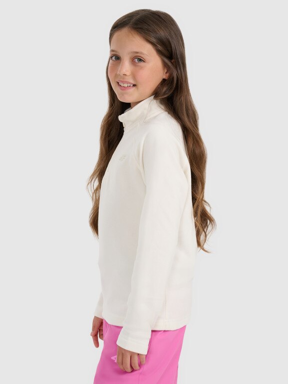 Dziewczęca bielizna polarowa (góra) 4F 4FJRAW25UFLEF070 - biała