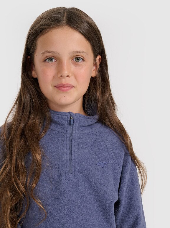 Dziewczęca bielizna polarowa (góra) 4F 4FJRAW25UFLEF070 - granatowa