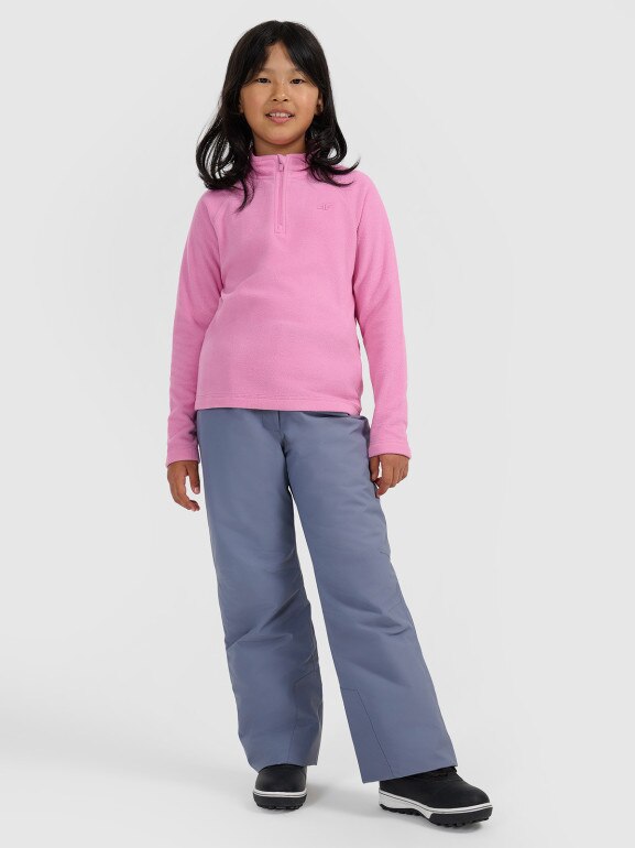 Dziewczęca bielizna polarowa (góra) 4F 4FJRAW25UFLEF070 - różowa