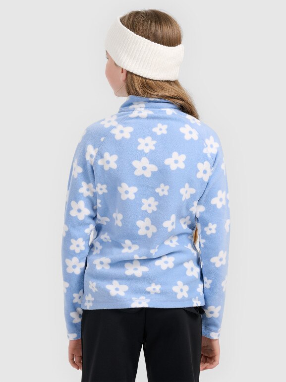 Dziewczęca bielizna polarowa (góra) 4f 4FJRAW25UFLEF095 - niebieska