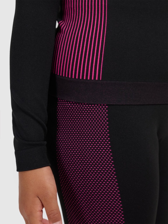 Dziewczęca bielizna termoaktywna komplet 4F 4FJRAW25USEAF263 - czarna