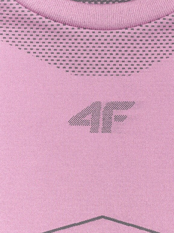 Dziewczęca bielizna termoaktywna komplet 4F 4FJRAW25USEAF263 - różowa