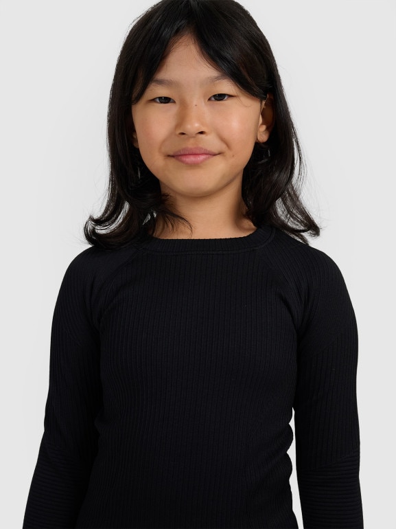 Dziewczęca bielizna termoaktywna komplet 4F 4FJRAW25USEAF264 - czarna