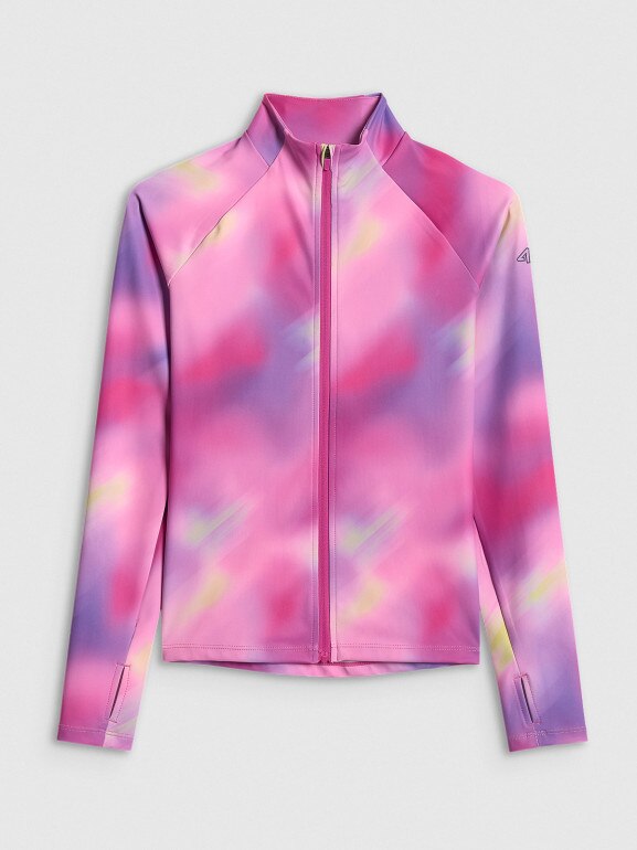 Dziewczęca bluza treningowa 4F 4FJRSS26TFSWF0988 - multikolor