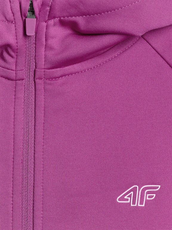Dziewczęca bluza treningowa 4F 4FJRSS26TFSWF0989 - różowa