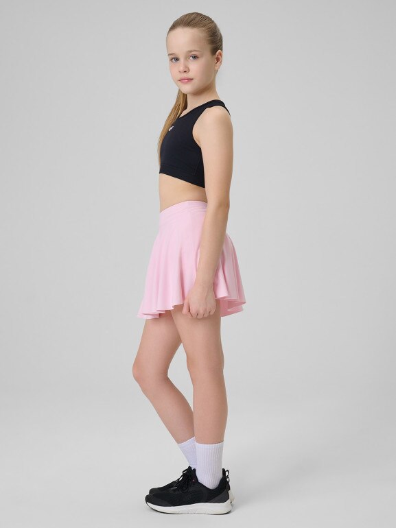 Dziewczęca spódniczka treningowa 4F 4FJRSS26TFSKF024 - różowa