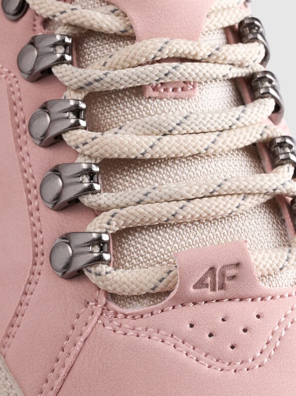 Dziewczęce buty przejściowe 4-WALKER 4F 4FJRAW25FWINF071 - różowe