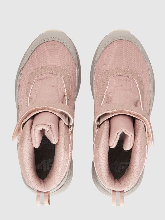 Dziewczęce buty zimowe śniegowce 4F 4FJRAW25FSBSF037 - różowe