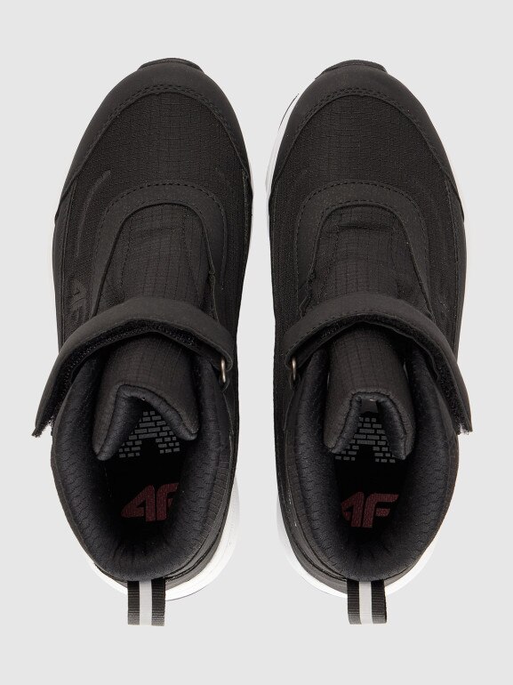 Dziewczęce buty zimowe śniegowce 4F 4FJRAW25FSBSF037 - czarne