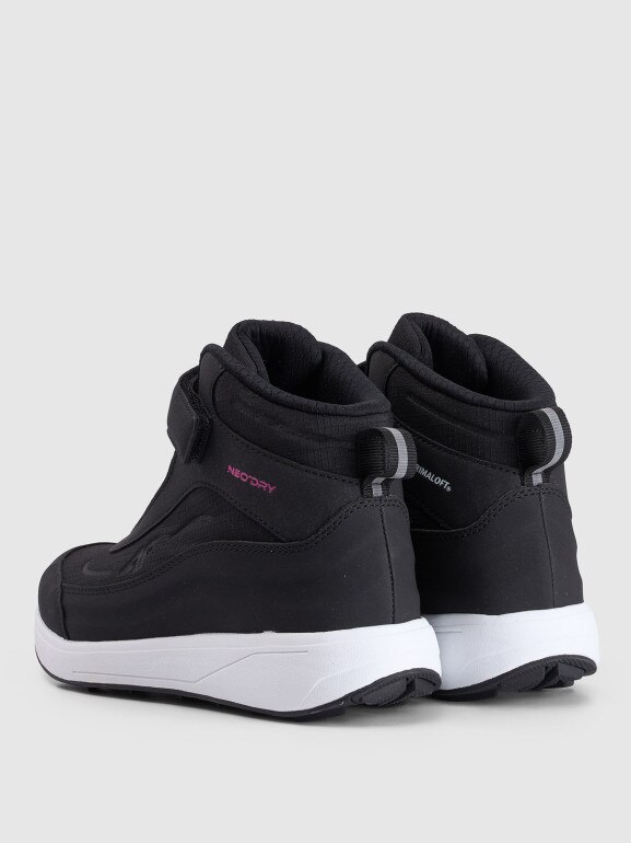 Dziewczęce buty zimowe śniegowce 4F 4FJRAW25FSBSF037 - czarne