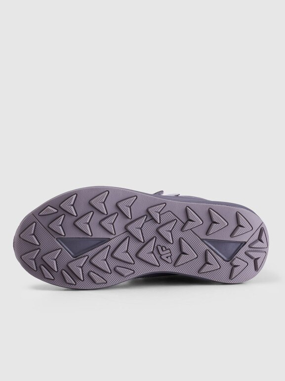 Dziewczęce buty zimowe śniegowce 4F 4FJRAW25FSBSF037 - fioletowe