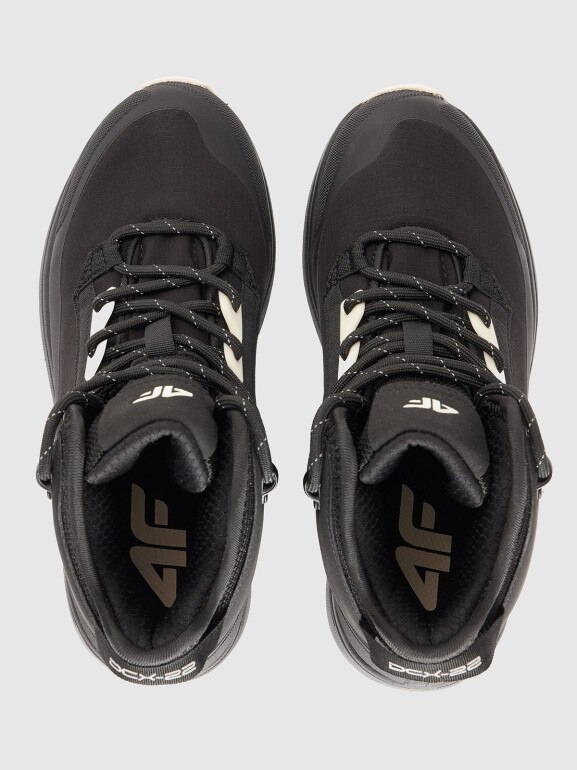 Dziewczęce buty zimowe śniegowce 4F 4FJRAW25FWINF054 - czarne