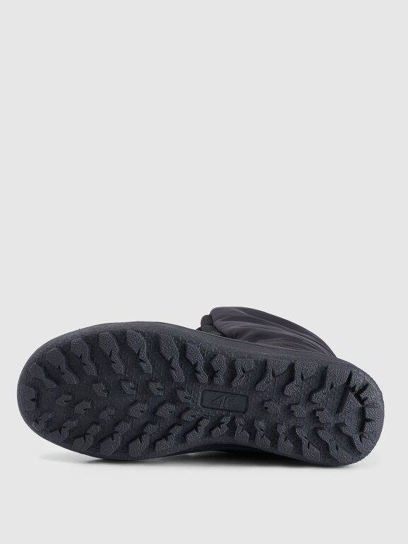 Dziewczęce buty zimowe śniegowce INUA 4F 4FJRAW25FSBSF038 - czarne