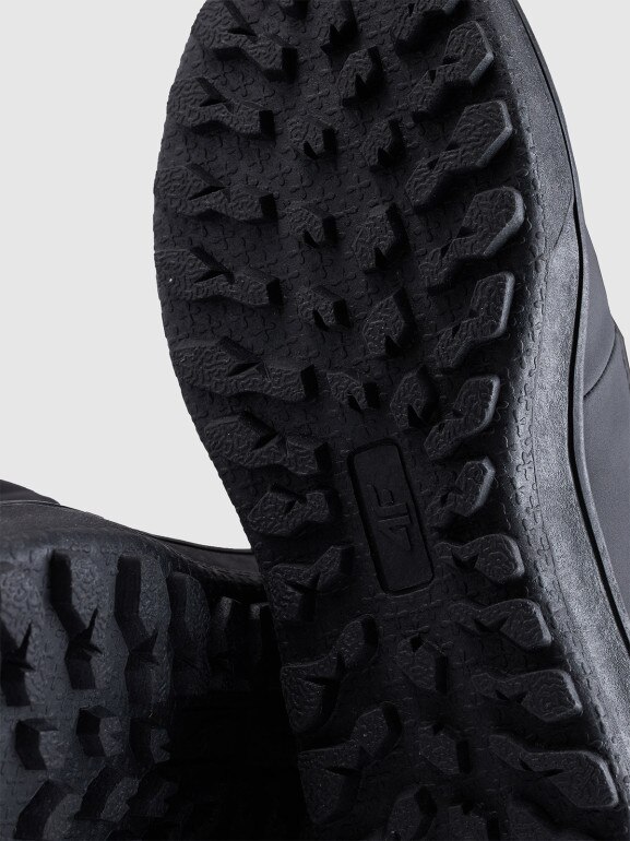 Dziewczęce buty zimowe śniegowce INUA 4F 4FJRAW25FSBSF038 - czarne