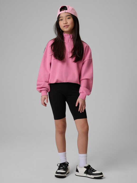 Dziewczęce kolarki dzianinowe 4F 4FJRSS26TSTIF033 - czarne