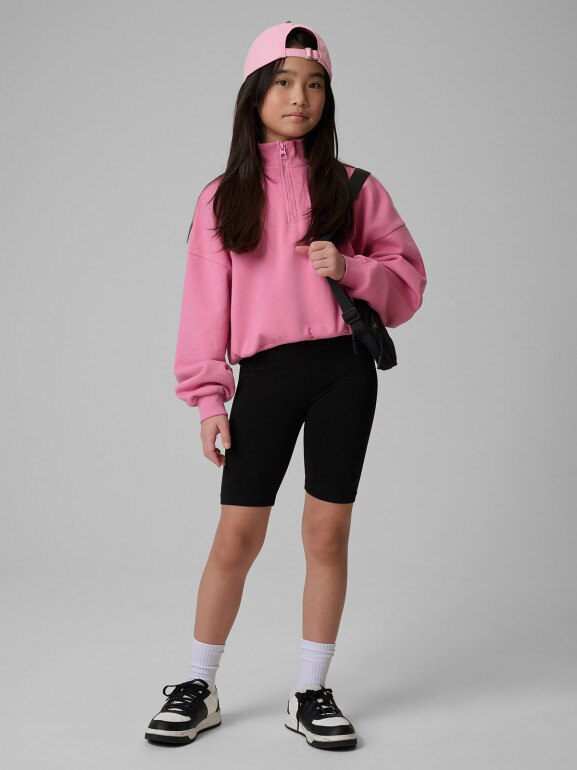 Dziewczęce kolarki dzianinowe 4F 4FJRSS26TSTIF033 - czarne