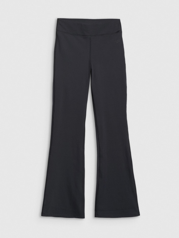 Dziewczęce legginsy treningowe 4F 4FJRSS26TFTIF517 - czarne