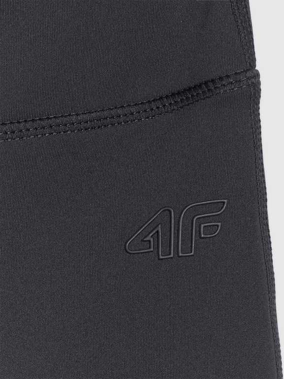 Dziewczęce legginsy treningowe 4F 4FJRSS26TFTIF517 - czarne