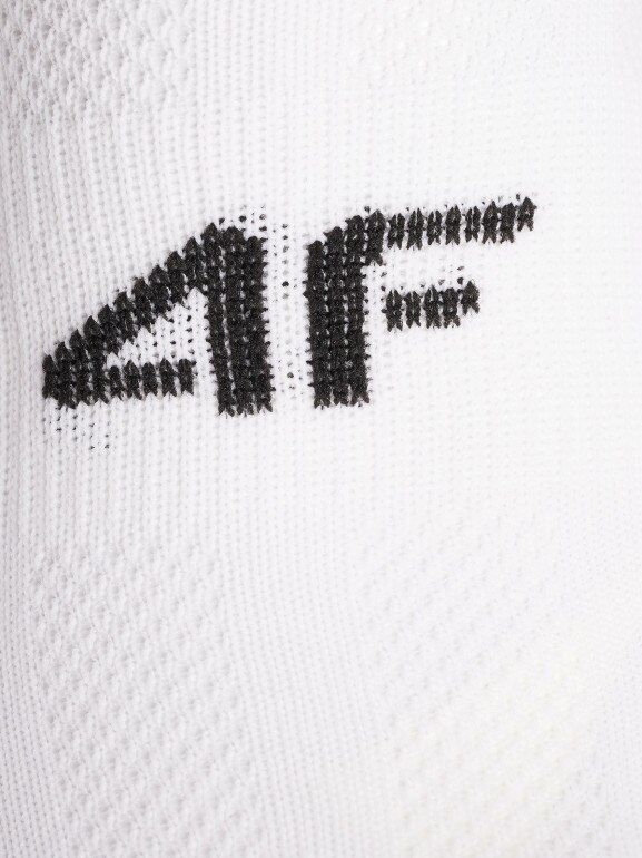 Dziewczęce skarpetki treningowe (3-pack) 4F 4FJWMM00UFSOF260 - białe