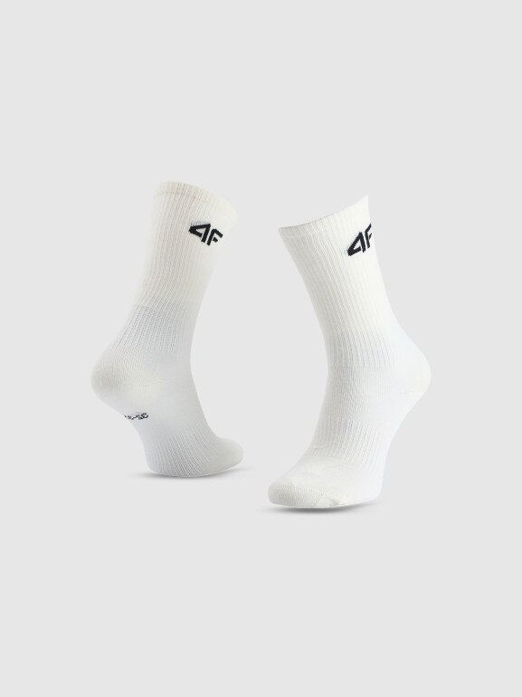 Dziewczęce skarpetki wysokie (4-pack) 4F 4FJWAW25USOCF393 - multikolor