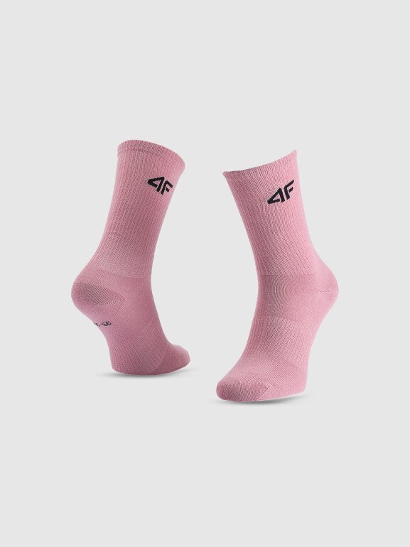 Dziewczęce skarpetki wysokie (4-pack) 4F 4FJWAW25USOCF393 - multikolor