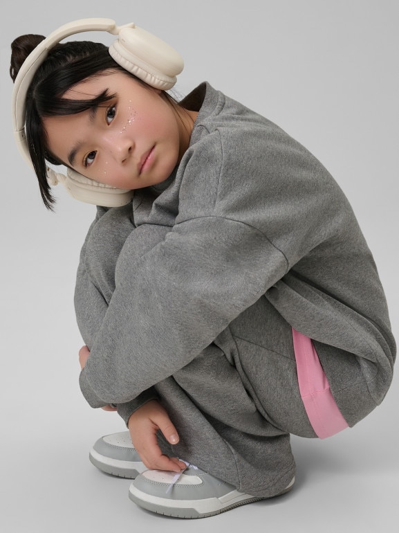 Dziewczęce spodnie dresowe 4F 4FJRSS26TTROF1726 - szare