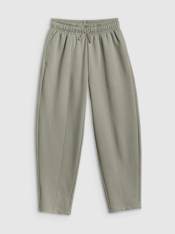 Dziewczęce spodnie dresowe 4F 4FJRSS26TTROF1871 - beżowe