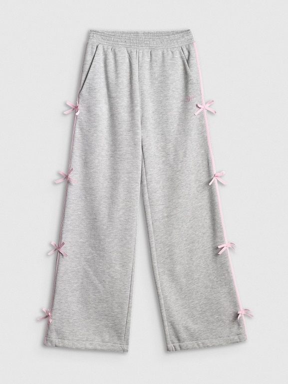Dziewczęce spodnie dresowe 4F 4FJRSS26TTROF1879 - szare