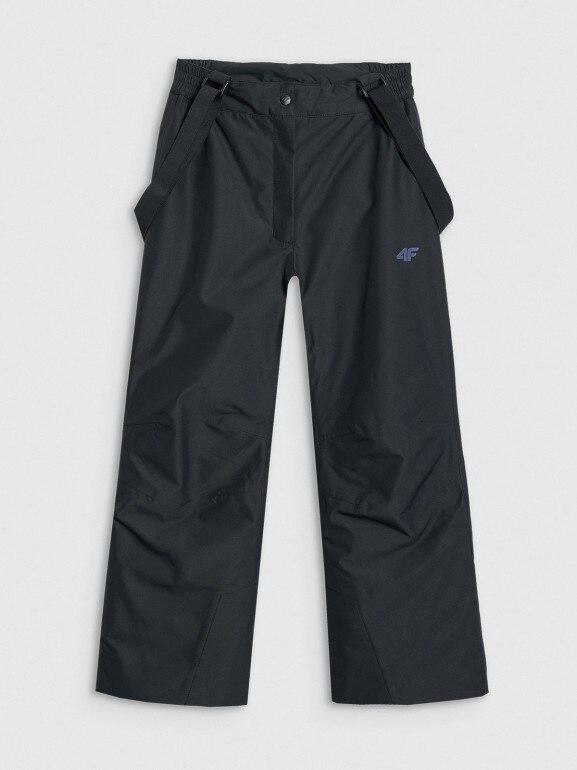 Dziewczęce spodnie narciarskie 4F 4FJRAW25TFTRF1241 - czarne