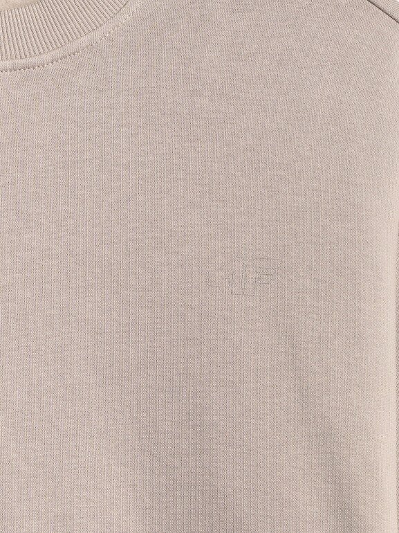 Dziewczęcy dres komplet 4F 4FJRSS26TAPSF212 - beżowy