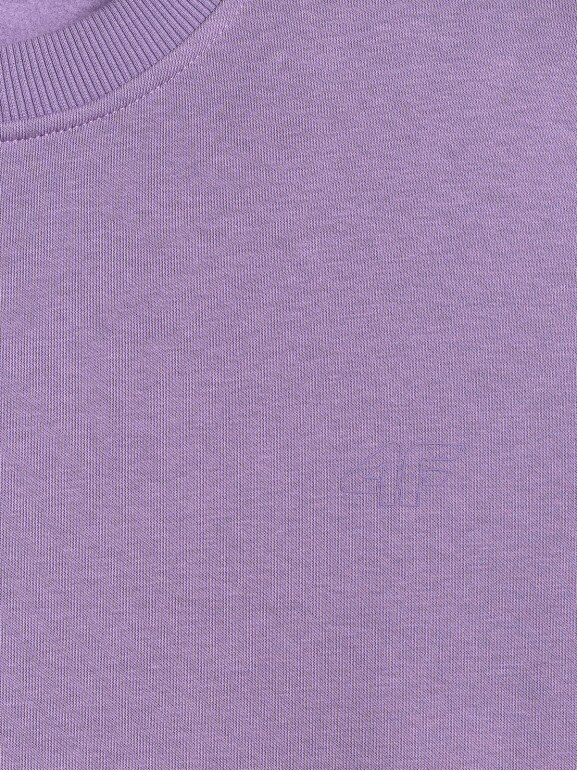Dziewczęcy dres komplet 4F 4FJRSS26TAPSF212 - fioletowy