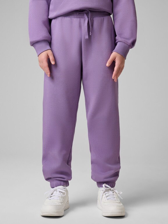 Dziewczęcy dres komplet 4F 4FJRSS26TAPSF212 - fioletowy