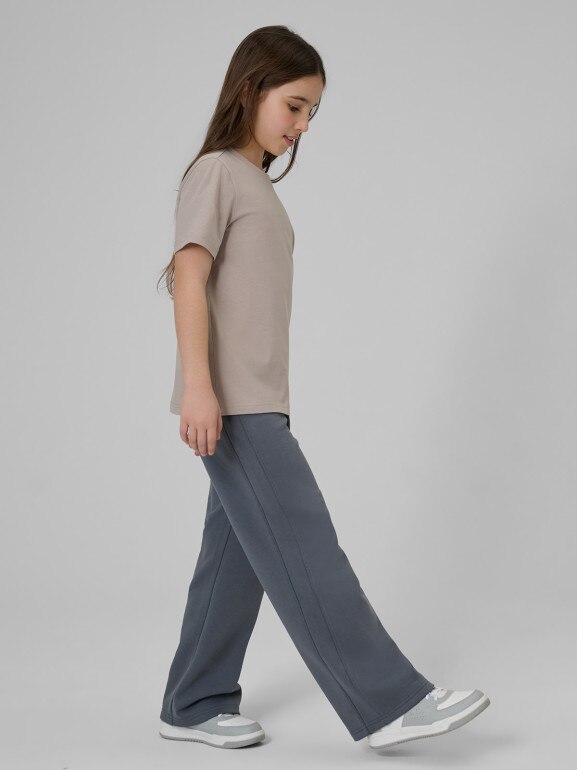 Dziewczęcy t-shirt basic 4F 4FJRSS26TTSHF4011 - multikolor