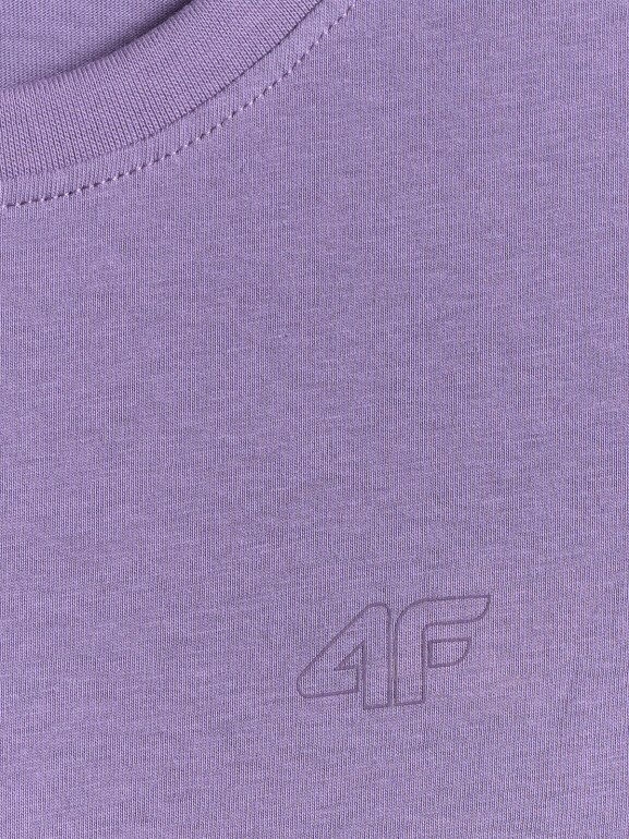 Dziewczęcy t-shirt basic 4F 4FJRSS26TTSHF4011 - multikolor