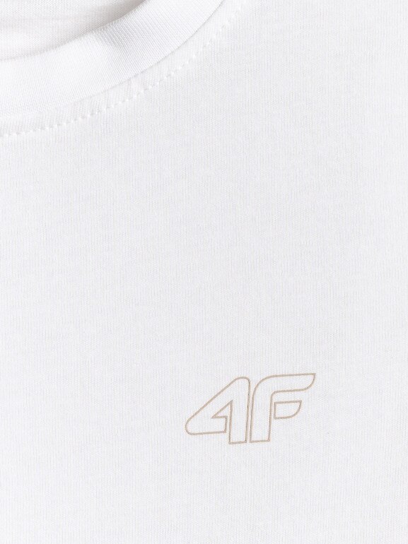 Dziewczęcy t-shirt basic 4F 4FJRSS26TTSHF4011 - multikolor
