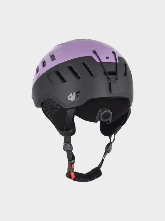 Kask narciarski uniseks 4F 4FWAW24AHELU072 - fioletowy